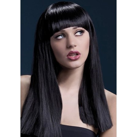 Alexia-parykk, svart, 48 cm