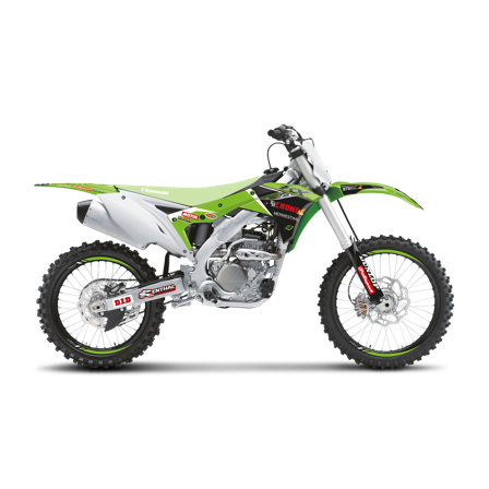 Kit Adesivi Blackbird Replica Kawasaki F&H 22 - Kawasaki KX 450F 2019-2021