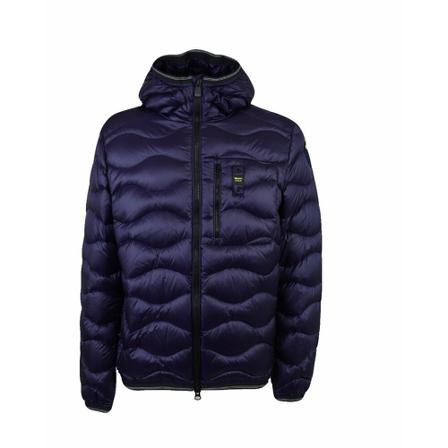 Blauer, Short wave down jacket Niebieski, Mężczyzna, Rozmiar: L