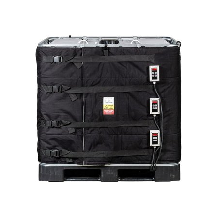 IBC varmer, 0-90°, 1000 L, triple varmebånd, 3x1000 W