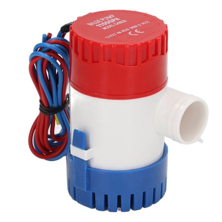 12V Elektrisk Marin Vattenpump 29mm ID Slang Dränkbar Båt Pump