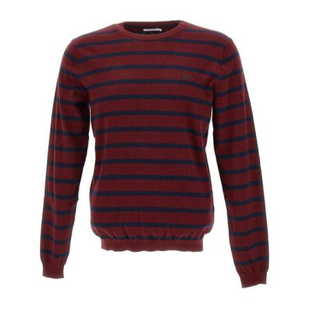 Sun68, Round-neck Knitwear Rood, Heren, Maat:M
