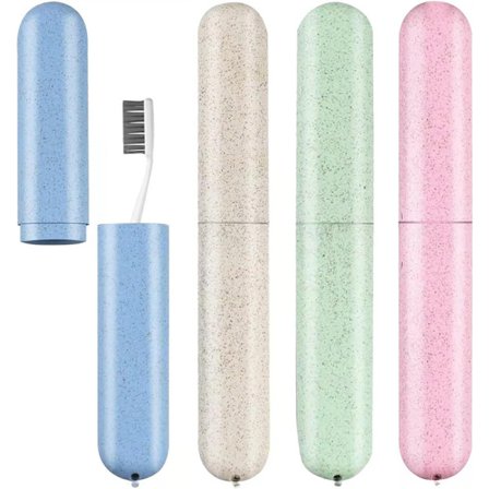 4 st Tandborsthållare Bärbar Tandborsthållare Resefodral Tandborstförvaringslåda Tandborstfodral Resefodral för Camping och Affärsresor