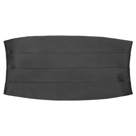 Ceinture de smoking de couleur gris anthracite pour hommes - Ceintures de smoking