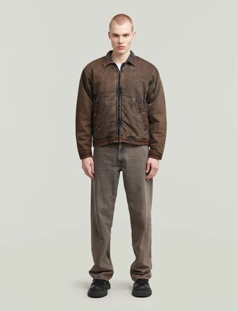 G-Star A-Line Padded Coach Jacket - Brown - L