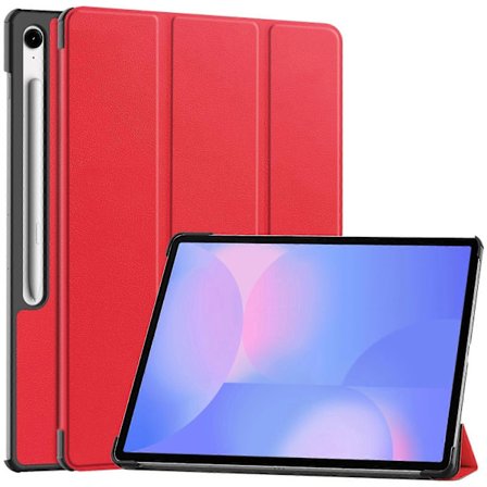 Custer Pure Color 3-Fold Smart Lær Tabletveske for Samsung Galaxy Tab S10 FE+