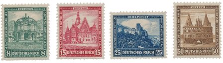 Tyske Rige 1931 - MICHEL 459-462 - Postfrisk