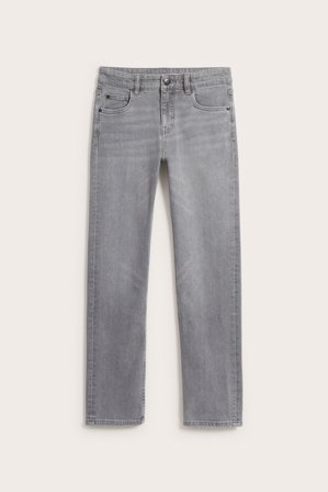 Kappahl | Straight jeans mid waist | Hopeanharmaa