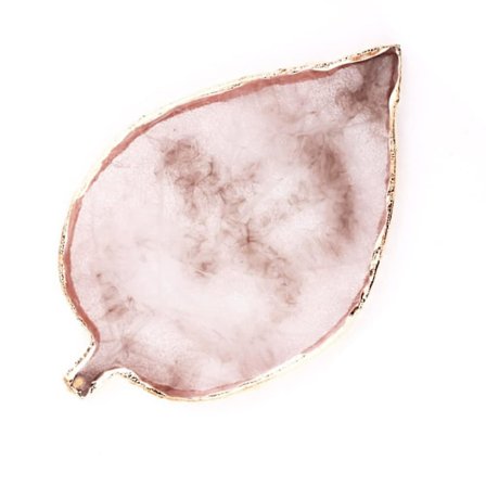 Onyx Gold Edge Nagelpalett DIY Bladform Nagel Färgverktyg Palett (Grå)