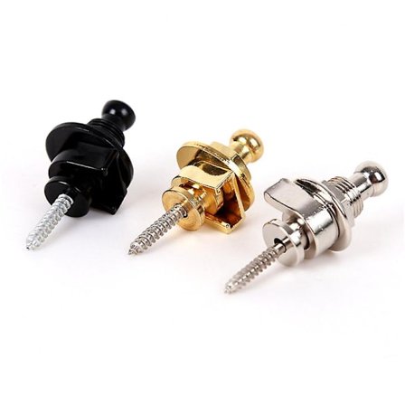 Styk/sæt Guitar Strap Lock Straplock Knap