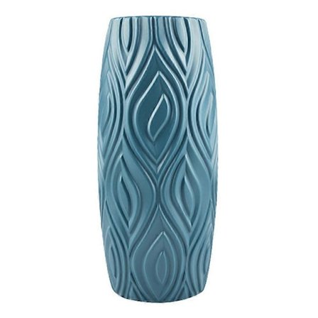 Nordisk Vase Våt Blomsterpotte Moderne Vase Robust og Polert, Holdbar Tekstur Lett å Vedlikeholde, Blå