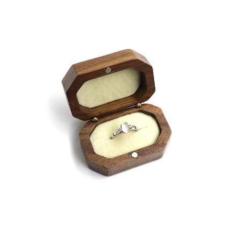 Smykkeskrin Ring Opbevaringsæske BEIGE