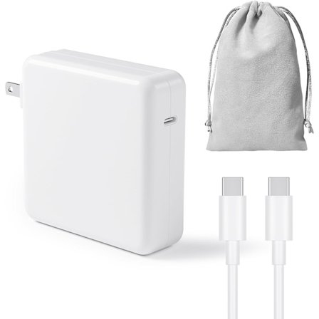 Mac Book Air-lader - 70W USB C-lader, hurtiglader for MacBook Pro M1 M2 M3 M4, Ipad Pro, smarttelefon og alle USBC-enheter, ekstra oppbevaringspose