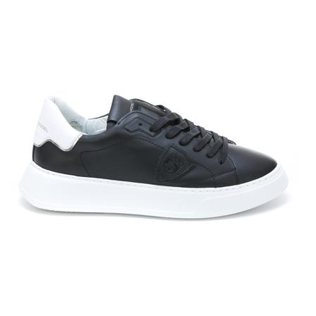 Philippe Model Low Top Sneakers , Zwart , Heren , Maat: 45 EU