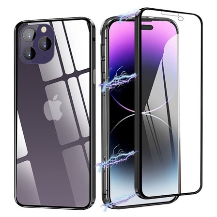 iPhone 15 Pro - Stilrent Magnetiskt Dubbelsidigt Skal