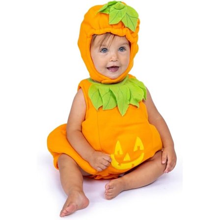 Dragt op græskar kostume børn - Jack-O-Lantern baby Halloween kostume 0-6 måneder