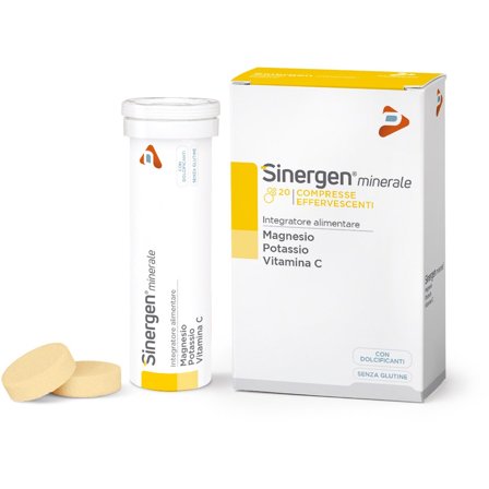 Sinergen Minerale Magnesio Potassio Vitamina C 20 Compresse