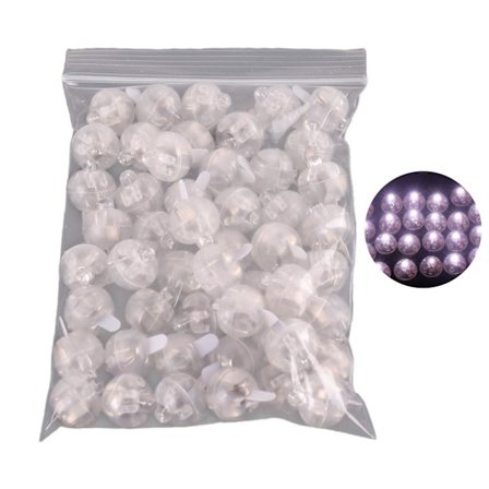 Rund bold LED-ballon reservelampe Glød LED-lys Lysende legetøjsreservedel 7 Farver Lys Feriefest Dekorativ Accs