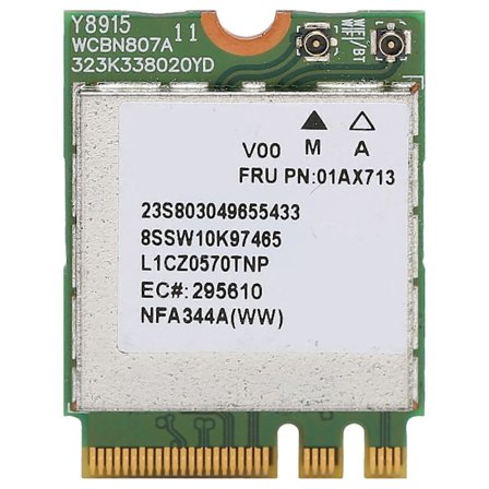 NFA344A M.2 WiFi-kort 867Mbps BT Trådlöst Nätverkskort Wifi-kort för 710S E470 E475 E570 E575 V310 YOGA 710 720 910 Serien
