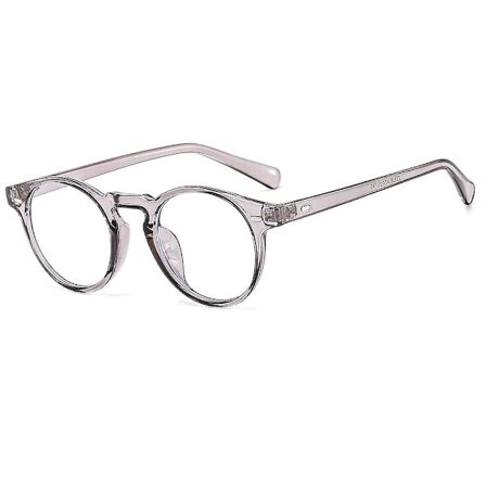 Blålysbriller for menn Blålysstråling Kvinner Tr90 Databeskyttelsesbriller Spillbriller Blåblokkerende UV-briller - FARGE: Transparent grå