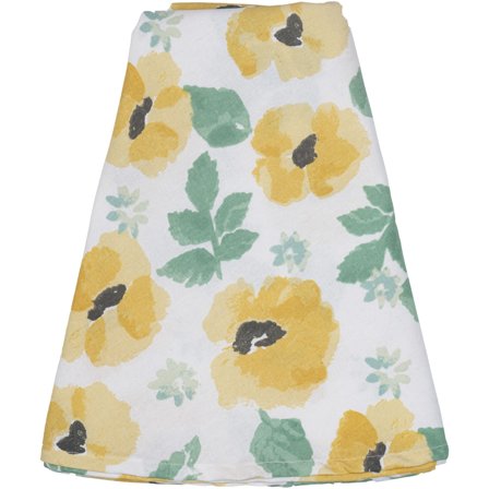 Sagaform Eden rund voksduk 180 cm' - 'Gul/grön/beige