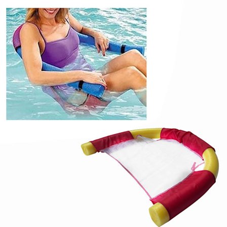 Svømmende flydestol til vand Mesh Pool Noodle Stol U Sæde Svømmebassin Float Svømmebassin Noodle Floats til pool