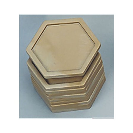 Pärlram sexhörning 9cm - Lyreco - Skola och förskola - Hobbymaterial - Nabbipärlor - Rörpärlor