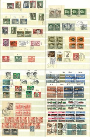 Berlin - Flot samling i 1 tyk indstiksbog - Stemplet