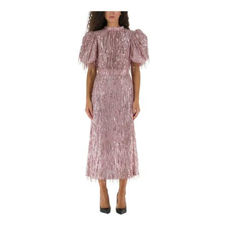 Rotate Birger Christensen Maxi Dresses , Roze , Dames , Maat: M Maxi jurken