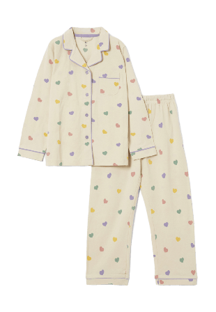 Åhléns Mönstrad pyjamas POPPY Sovkläder & morgonrockar 98/104