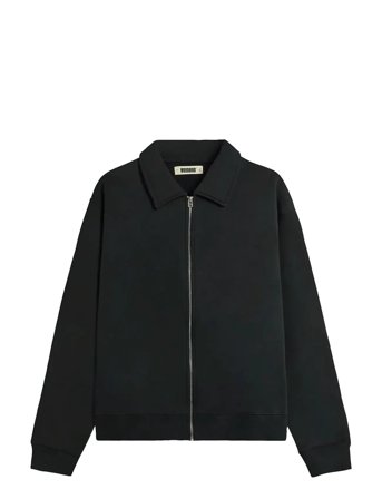 Wbtom Full Zip Polo Black Woodbird