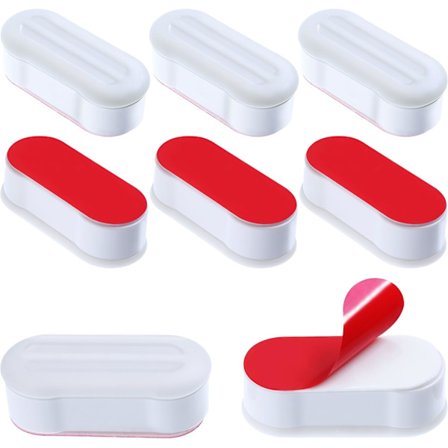 Toilet Sæde Buffere - 8 Stykker - Toilet Sæde Buffere - Forlæng Bidet Levetid -