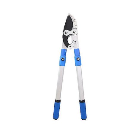 -professionel Teleskopisk Ambolt Grensaks med Sammensat Handling, Lang Rækkevidde og Arbejdsbesparende Kraftig Grensaks til Havearbejde Forstærket Blå