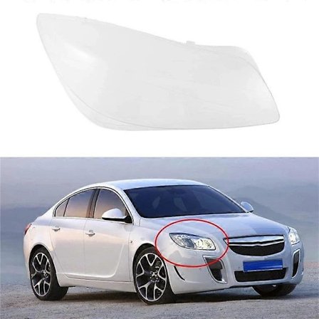 Höger Transparent Lykteglass Lyktebeskyttelse Frontlykt Linse for Opel Insignia 2009-2011 2025:e