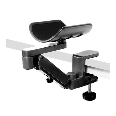 Metallinen säädettävä käsinoja rannetuki jatkettu hiirimatto käsinoja tietokoneelle ergonominen käsi mukava