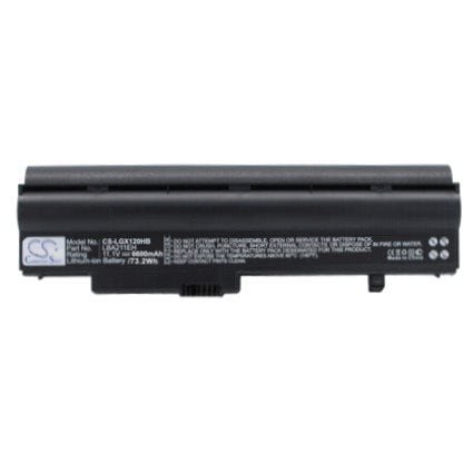 Batteri till Notebook, Bärbar dator för LG X120, X120-L.C7B1A9, X120-L.C7L1A9 m.fl.