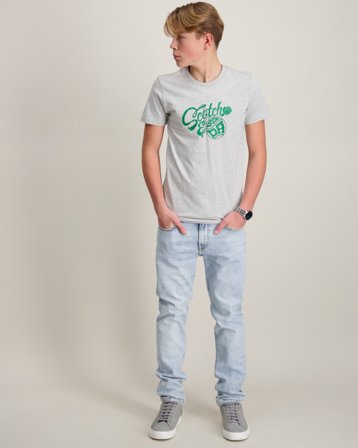 Scotch & Soda Regular-fit Scotch & Soda t-shirt Grå T-skjorter Jente - Kids Brand Store