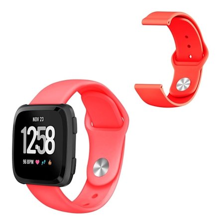 Fitbit Versa 2 / Versa Lite silicone watch band - Red