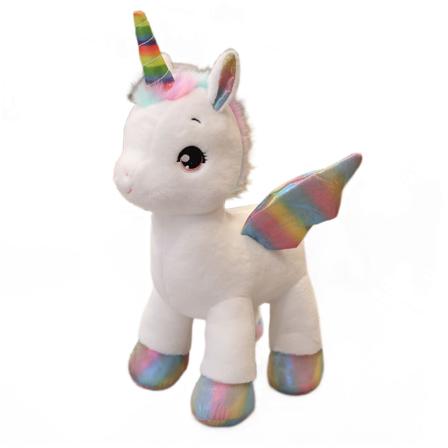 60 Cm Unicorn Dream Rainbow Plyschleksak Häst Pp Bomull