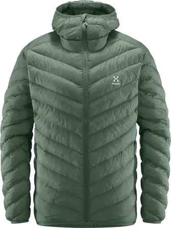 Haglöfs Särna Mimic Hood Men Men middle-layer synthetic jackets Green M