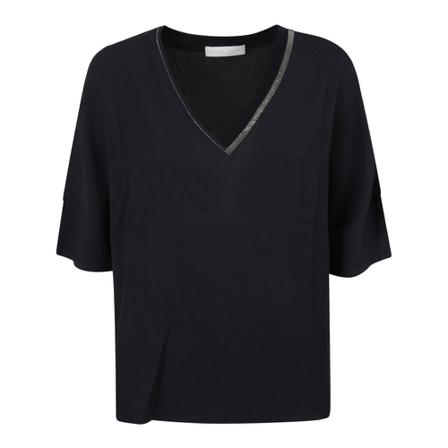 Fabiana Filippi T-shirt Sort, Dame T-shirts