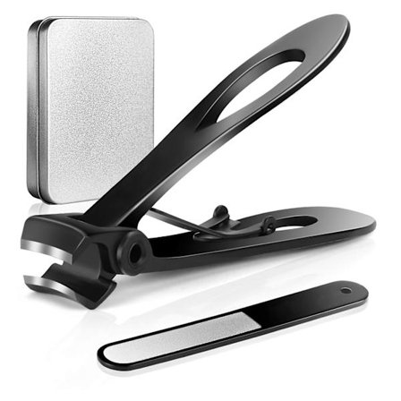 Paksut kynnet Kynsileikkuri 16mm Leveä Kynsiviila Raskaat Kynsileikkurit Miehille Iäkkäille (hy)