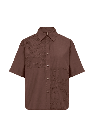Soyaconcept Sc-Netti 104 Shirt Skjortor Dam Brun M