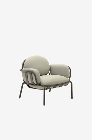 Kave Home - Fåtölj Joncols - Grön - Utefåtöljer - Från Homeroom