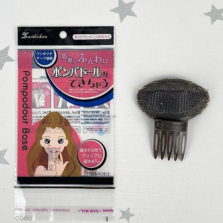 Pörröinen hiuslisäke hiuskampa hiusklipsi sisäkampa näkymätön saumaton otsatukkapehmuste otsatukkaboosteri litteä päälaki