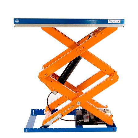 Lyftbord, Dubbelsax, 2000 kg, 1300x800 mm