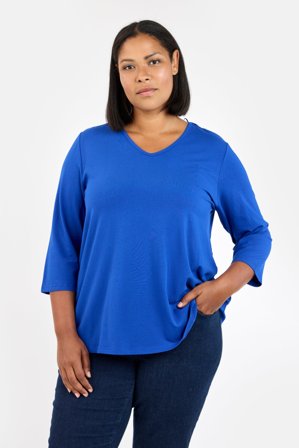 CISO - 3/4 Ærmet T-shirt - Blå