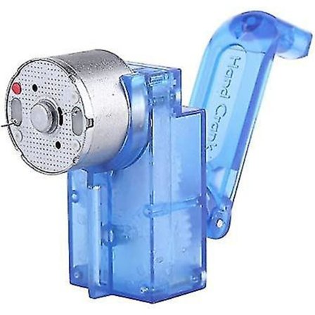 Håndsveiv Dynamo Generator Drevet Elektrisitet Manuell Enhet