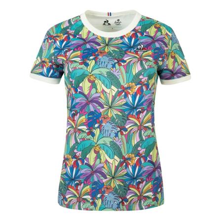 le coq sportif T-Shirts , Paars , Dames , Maat: M