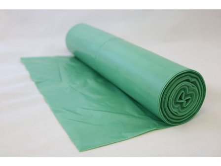 Plastsäck BIO-PE 125L grön 25/rl - Lyreco - Städ och hygien - Påsar och säckar - Plastsäckar